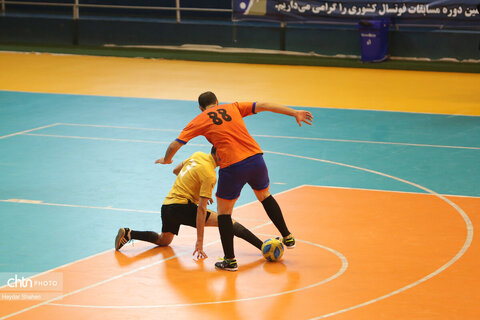 سومین روز مسابقات فوتسال کشوری وزارت میراث‌فرهنگی در مازندران