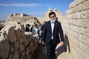 بازدید مدیر کل میراث فرهنگی فارس از میراث جهانی بیشاپور و تنگ چوگان