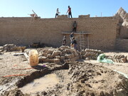 مرمت قلعه تاریخی گلاشگرد شهرستان فاریاب