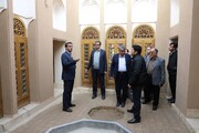 بازدید معاون عمرانی استاندار از آخرین مراحل مرمت عمارت تاریخی پاپلی