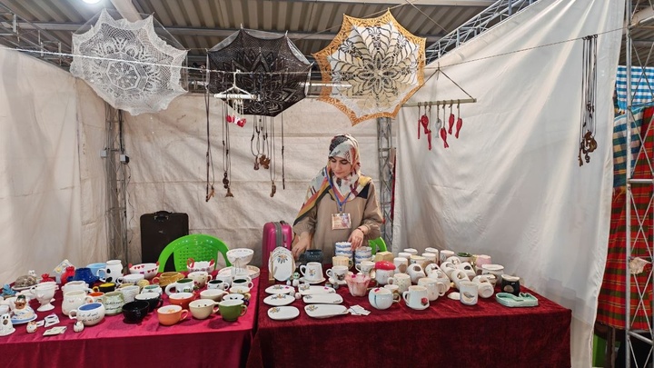 حضور هنرمندان خراسان‌شمالی در هفتمین نمایشگاه سراسری صنایع‌دستی استان هرمزگان