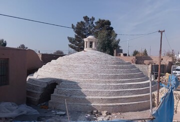 آب‌انبار بزرگ شهر کهن‌آباد آرادان مرمت شد