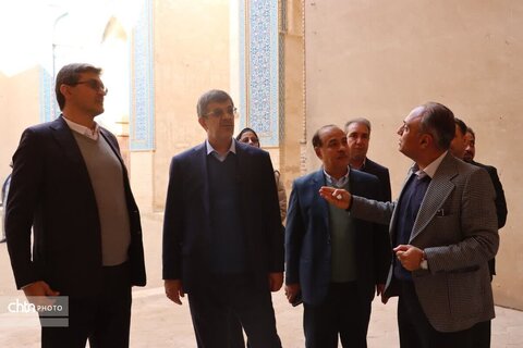 نظارت میدانی استاندار یزد بر طرح‌های فرهنگی، تاریخی و گردشگری