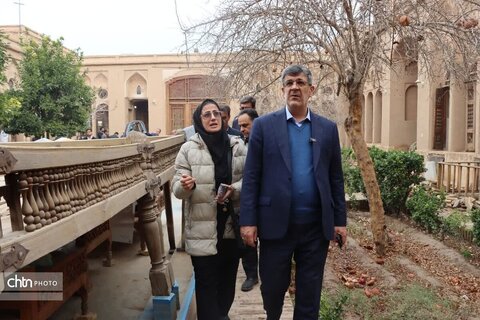 نظارت میدانی استاندار یزد بر طرح‌های فرهنگی، تاریخی و گردشگری