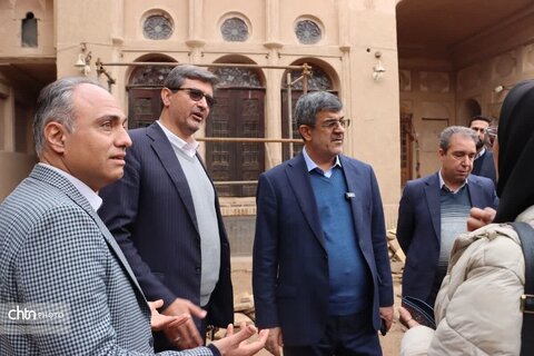 نظارت میدانی استاندار یزد بر طرح‌های فرهنگی، تاریخی و گردشگری