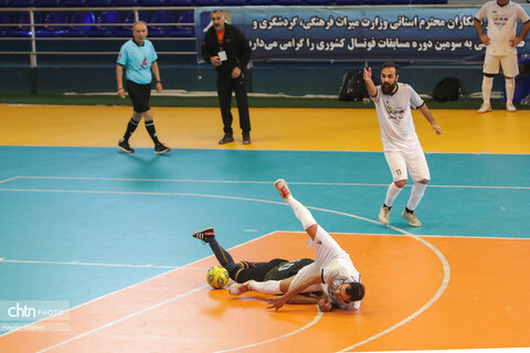 چهارمین روز مسابقات فوتسال کشوری وزارت میراث‌فرهنگی، در مازندران