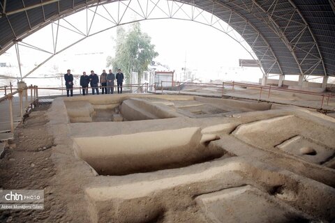 بازدید مدیرکل امور پایگاه‌های میراث‌ملی وزارت میراث‌فرهنگی از آثار تاریخی قم