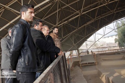 بازدید مدیرکل امور پایگاه‌های میراث‌ملی وزارت میراث‌فرهنگی از آثار تاریخی قم