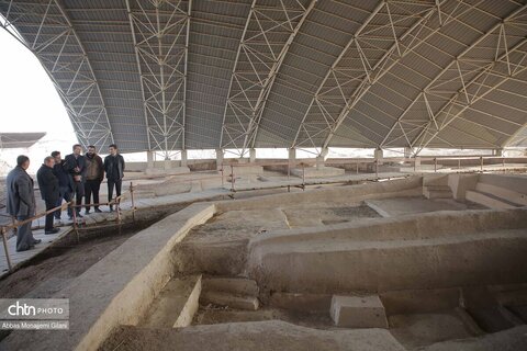 بازدید مدیرکل امور پایگاه‌های میراث‌ملی وزارت میراث‌فرهنگی از آثار تاریخی قم