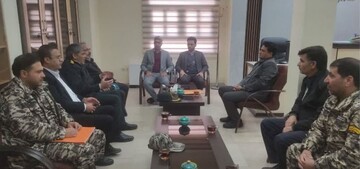 نشست مسئولان یگان‌های حفاظت میراث‌فرهنگی و راه و شهرسازی با رئیس دادگستری و دادستان شهرستان سرایان برگزار شد