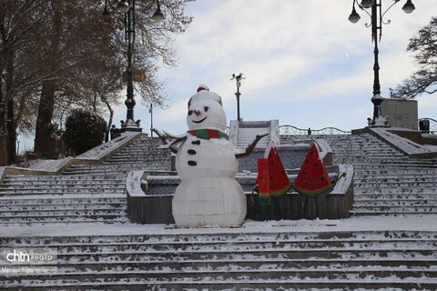 تبریز سفید پوش شد