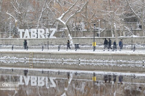 تبریز سفید پوش شد