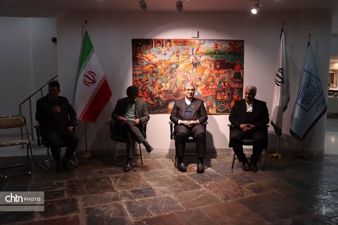 حوض نقالی باحضور استاندان در <<شنبه های گفت وگو >>در موزه بزرگ خراسان