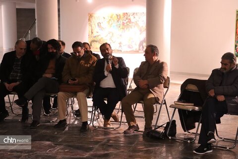 حوض نقالی باحضور استاندان در <<شنبه های گفت وگو >>در موزه بزرگ خراسان