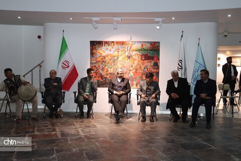 حوض نقالی باحضور استاندان در <<شنبه های گفت وگو >>در موزه بزرگ خراسان