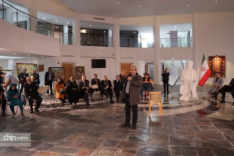 حوض نقالی باحضور استاندان در <<شنبه های گفت وگو >>در موزه بزرگ خراسان