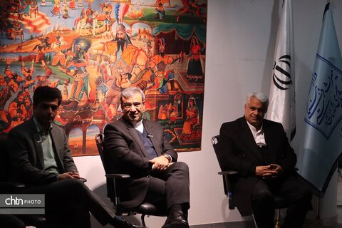 حوض نقالی باحضور استاندان در <<شنبه های گفت وگو >>در موزه بزرگ خراسان