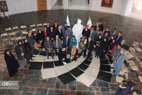 حوض نقالی باحضور استاندان در <<شنبه های گفت وگو >>در موزه بزرگ خراسان