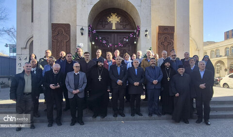 بازدید سیدرضا صالحی‌امیری وزیر میراث‌فرهنگی، گردشگری و صنایع‌دستی از کلیسای سرکیس مقدس تهران