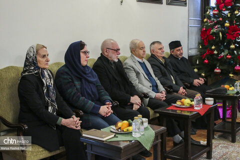 بازدید سیدرضا صالحی‌امیری وزیر میراث‌فرهنگی، گردشگری و صنایع‌دستی از کلیسای سرکیس مقدس تهران