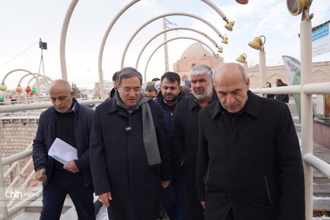 بازدید استاندار آذربایجان غربی از روند تکمیل روند ثبت جهانی مسجد جامع ارومیه