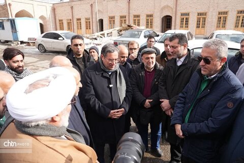 بازدید استاندار آذربایجان غربی از روند تکمیل روند ثبت جهانی مسجد جامع ارومیه