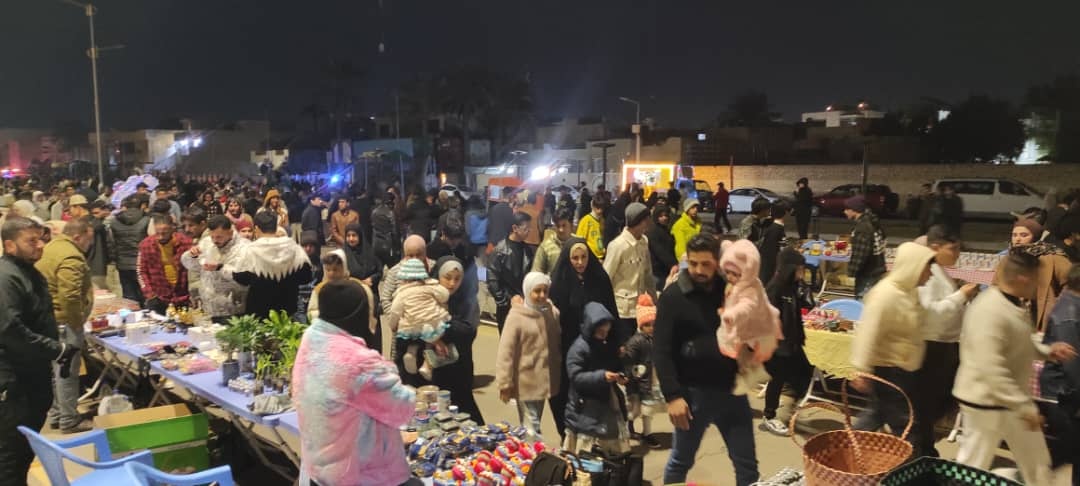 برگزاری شانزدهمین نمایشگاه صنایع‌دستی ایلام در شهر کوت واسط عراق به مناسبت سال نو میلادی