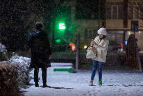 شب برفی اردبیل