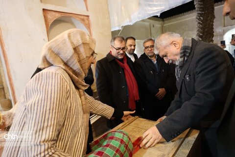 اولین روز سفر وزیر میراث فرهنگی به خوروبیابانک