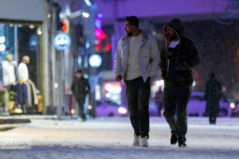 شب برفی اردبیل