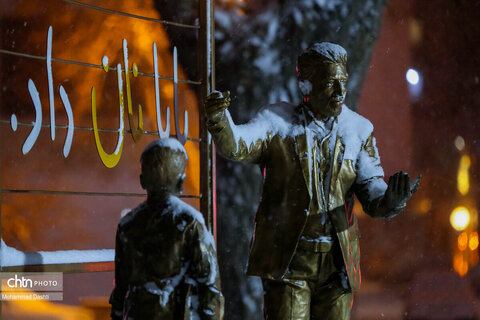 شب برفی اردبیل