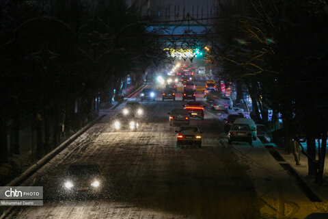 شب برفی اردبیل