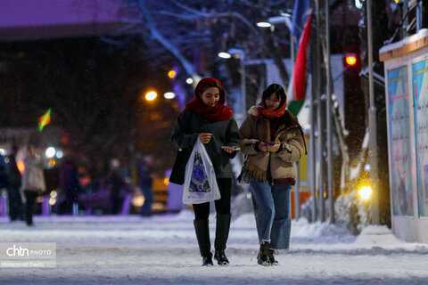 شب برفی اردبیل