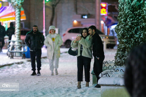 شب برفی اردبیل