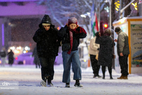 شب برفی اردبیل