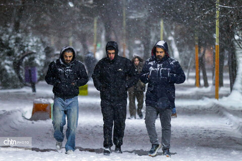 شب برفی اردبیل