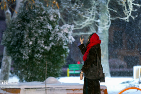 شب برفی اردبیل