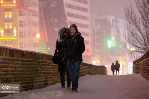 شب برفی اردبیل