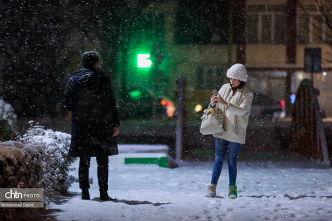 شب برفی اردبیل