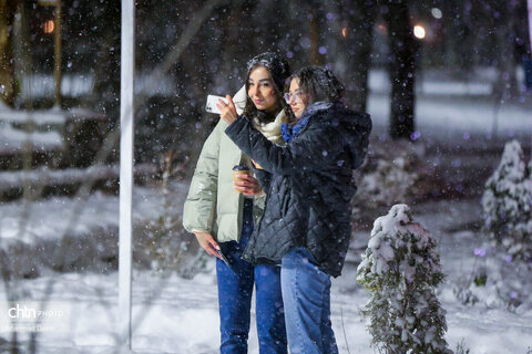 شب برفی اردبیل