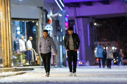 شب برفی اردبیل