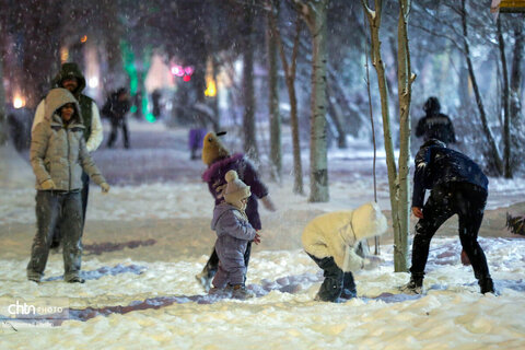 شب برفی اردبیل