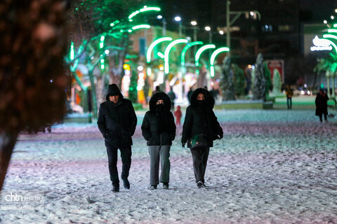 شب برفی اردبیل