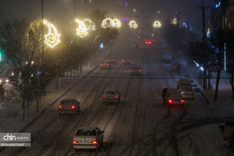 شب برفی اردبیل