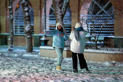 شب برفی اردبیل