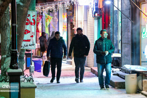 شب برفی اردبیل