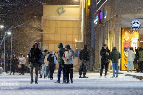 شب برفی اردبیل