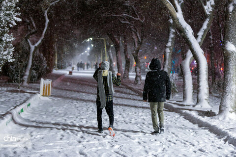 شب برفی اردبیل