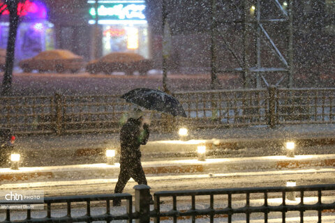 شب برفی اردبیل