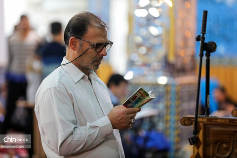 مراسم معنوی اعتکاف در اردبیل